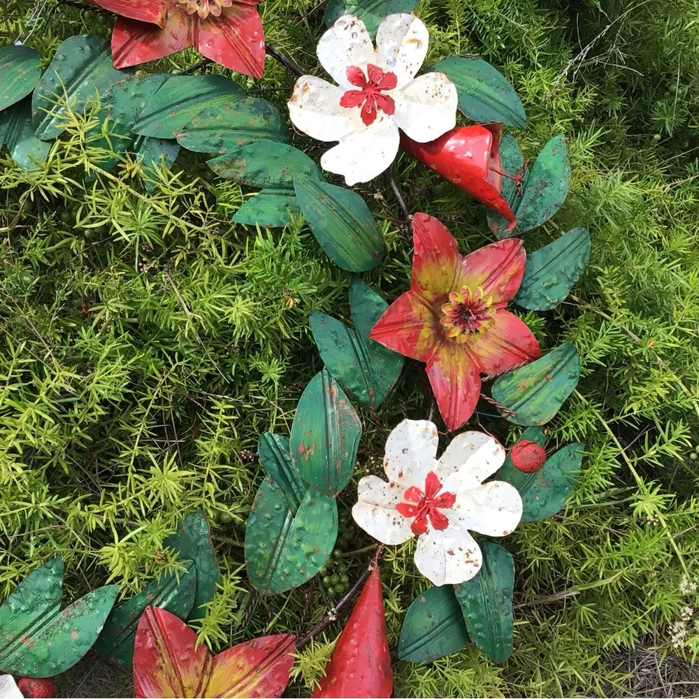 Seasons Of Bloom Rustic Iron Wreath Sundance Catalog